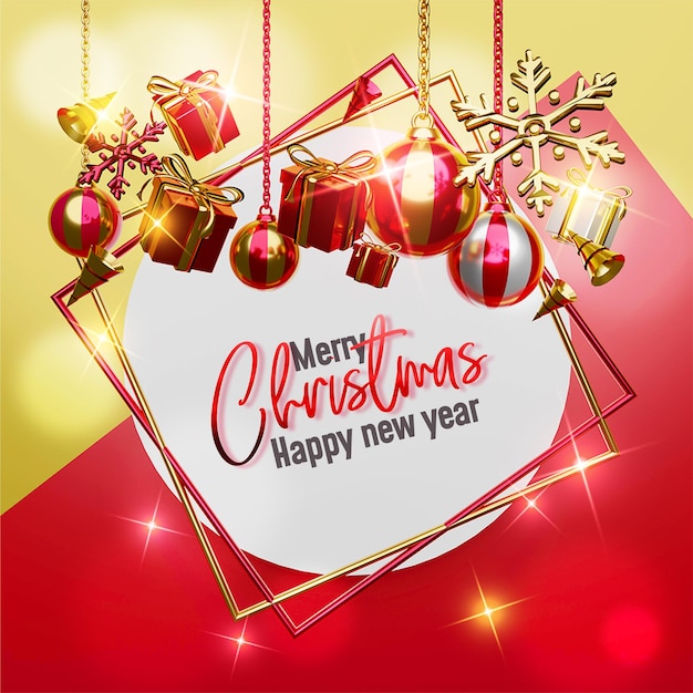 Fondo de navidad con renos
