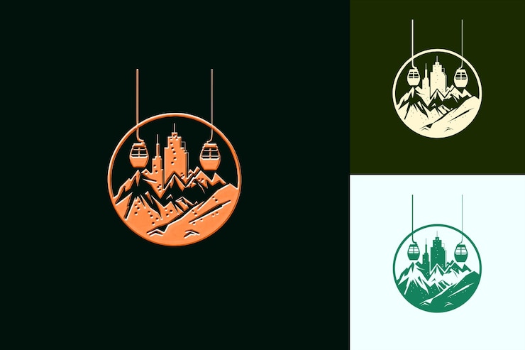 PSD un fondo negro con un diseño que dice " el nombre de una tribu de montaña "