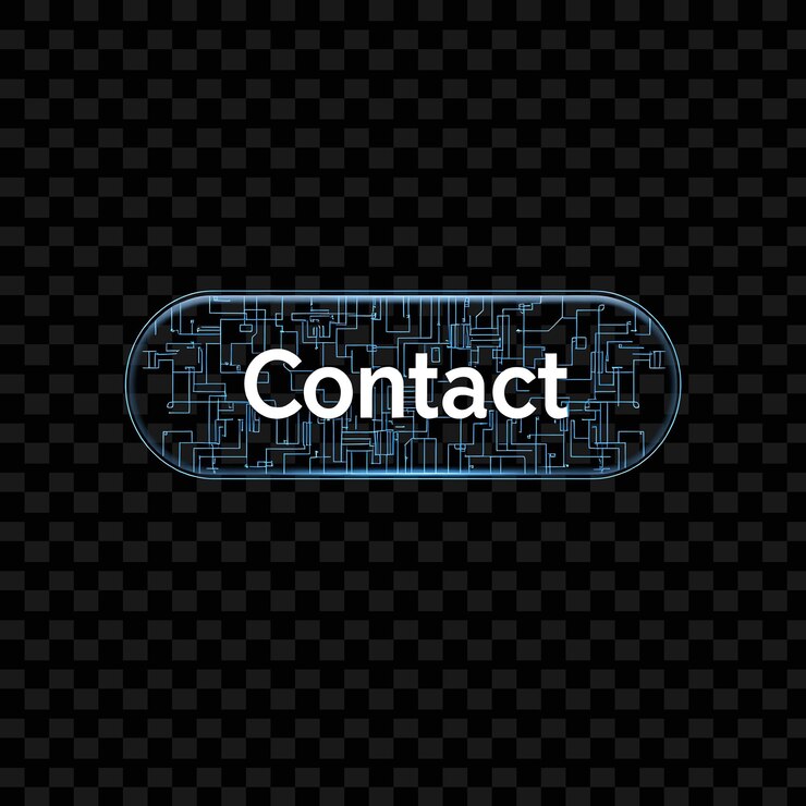 PSD un fondo negro con las palabras contacto contacto en él