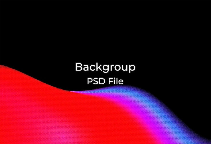 PSD un fondo negro con las palabras retroiluminadas en él