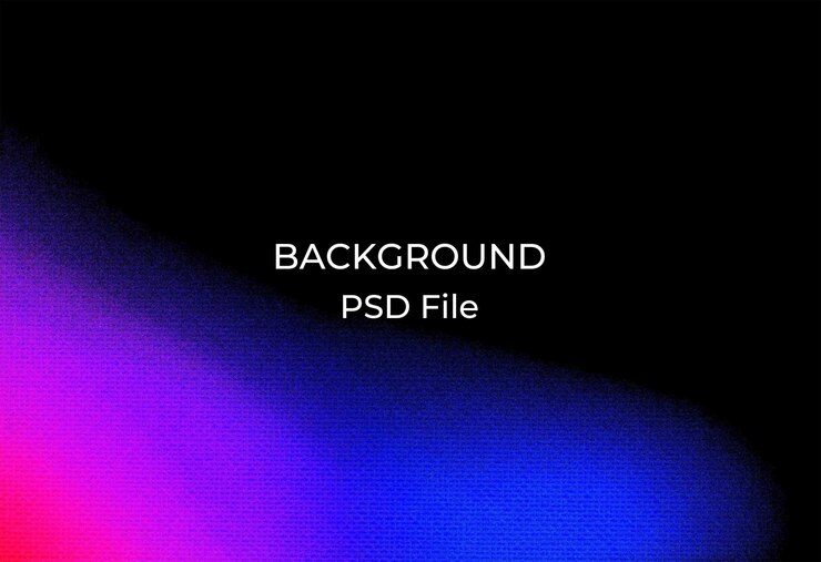 PSD un fondo negro con las palabras retroiluminadas en él