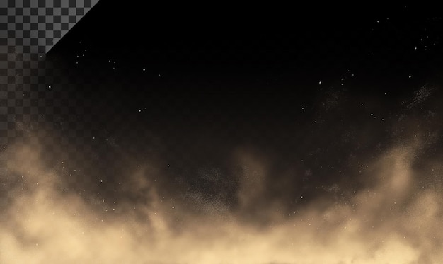 Fondo de la nube de polvo