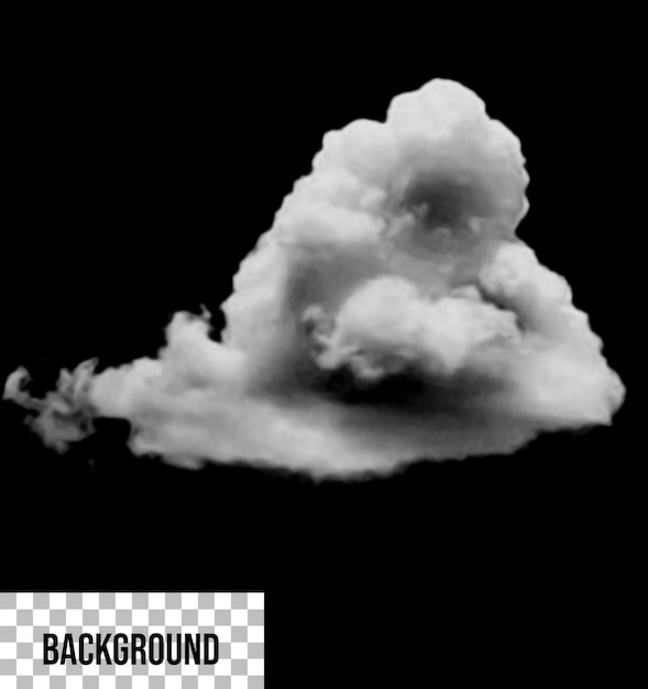 fondo de nube transparente de psd