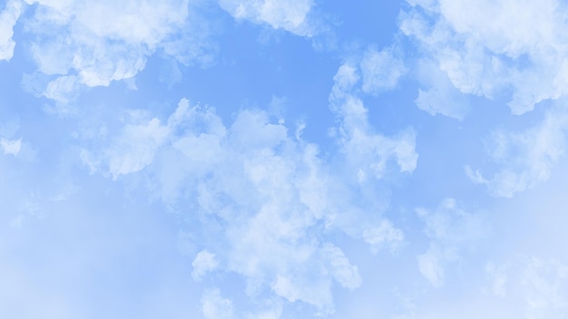 Fondo de nubes azules en el cielo