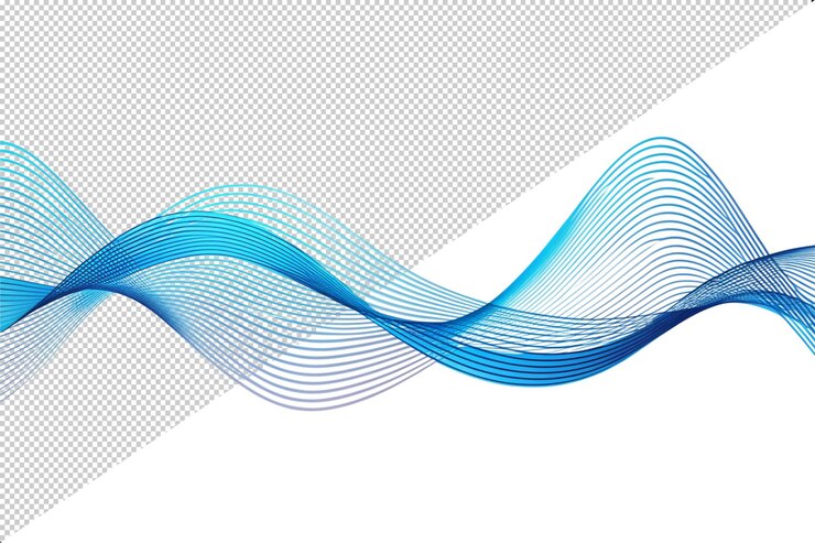 PSD fondo de onda que fluye negocio creativo abstracto