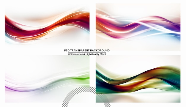 fondo de ondas de colores abstractos