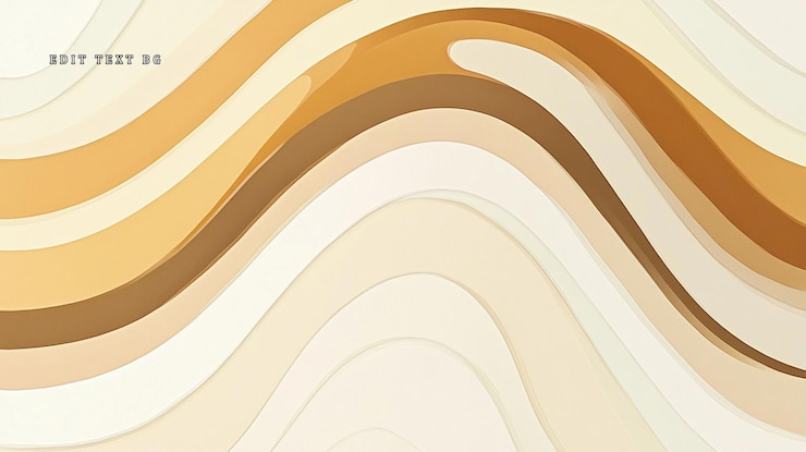 PSD fondo ondulado abstracto con tonos beige y marrón