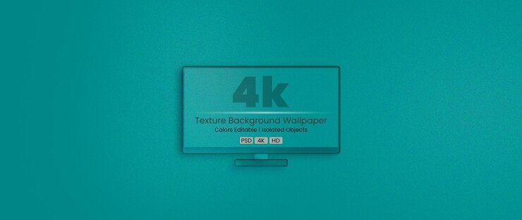 Fondo de pantalla de color verde metálico 4k HD para Big Monitor