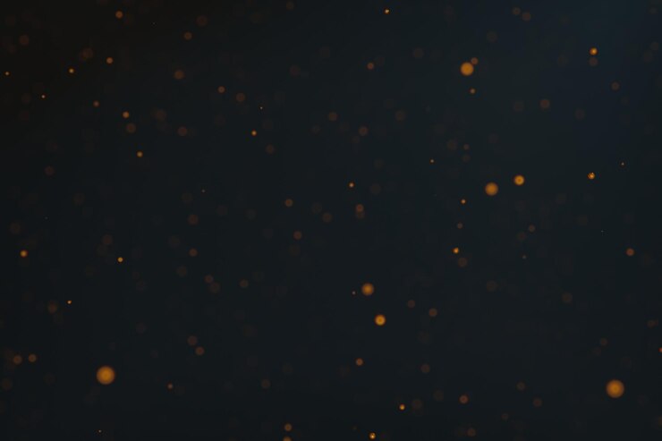 PSD fondo de partículas de polvo de brillo abstracto de render 3d