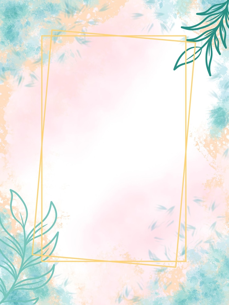 PSD fondo pastel flor simple
