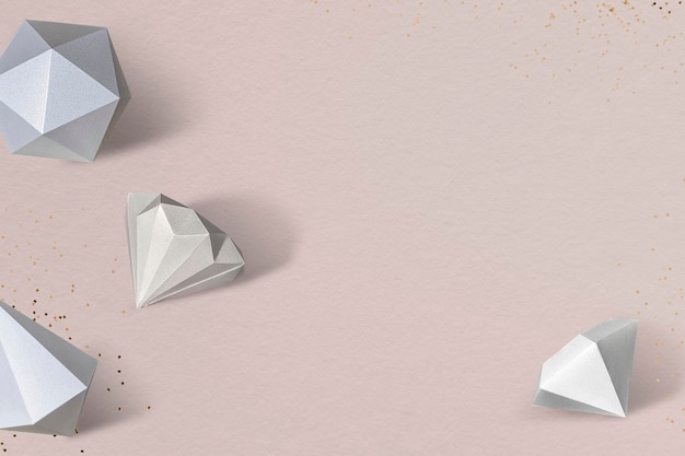 PSD fondo de patrón de diamante de artesanía de papel gris