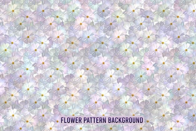 Fondo con patrón floral sin costuras