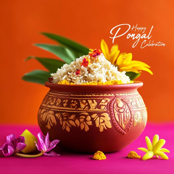 PSD fondo pongal feliz