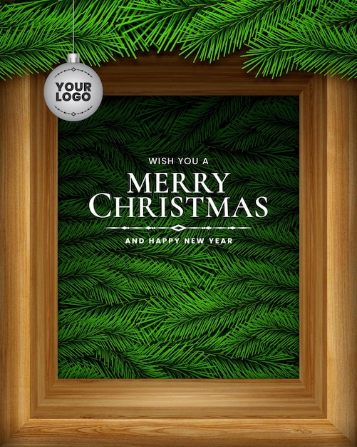 Fondo de producto navideño