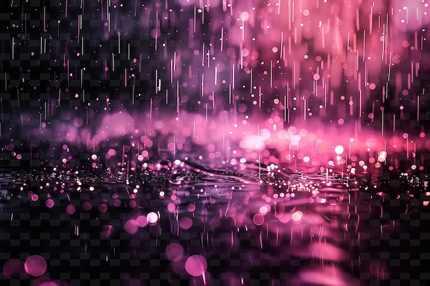 PSD un fondo púrpura y rosa con gotas de lluvia y un fondo rosa y púrpura