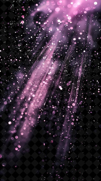 PSD un fondo púrpura y rosa con muchas estrellas