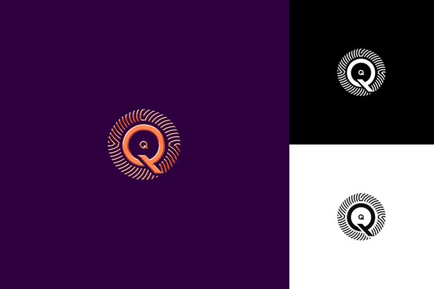 un fondo púrpura con un símbolo para un estudio de yoga