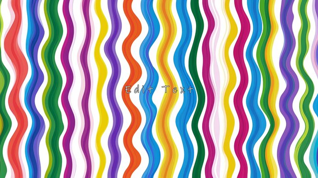 Fondo de rayas onduladas de colores abstractos 7