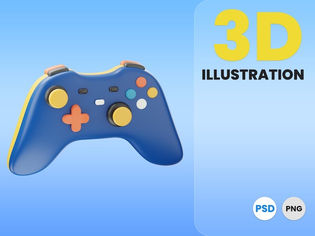 PSD fondo de recursos gráficos de ilustración de juego 3d