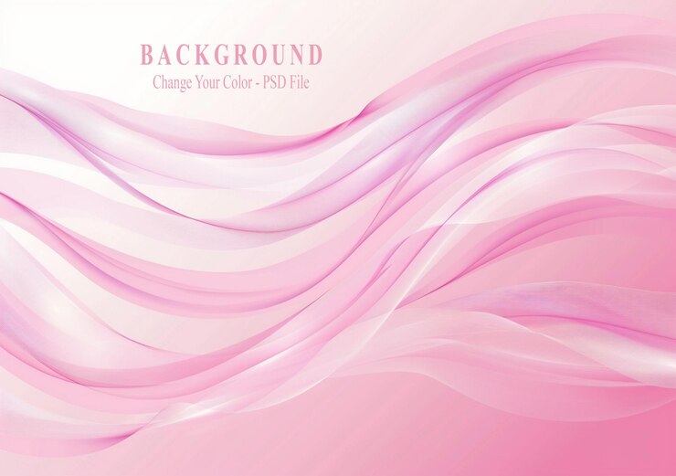 PSD fondo rosa con ilustración vectorial de gradiente blanco diseño plano espacio blanco en la parte superior