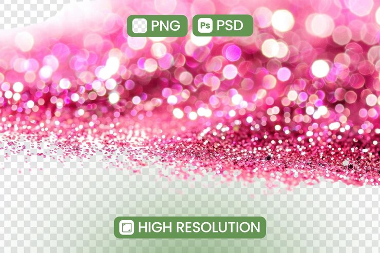 PSD un fondo rosado con un fondo de brillo rosado y un efecto de brillo rosa