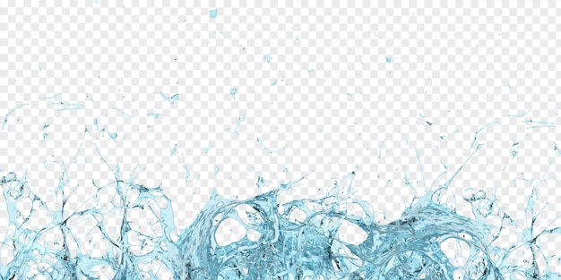 Fondo de salpicaduras de agua