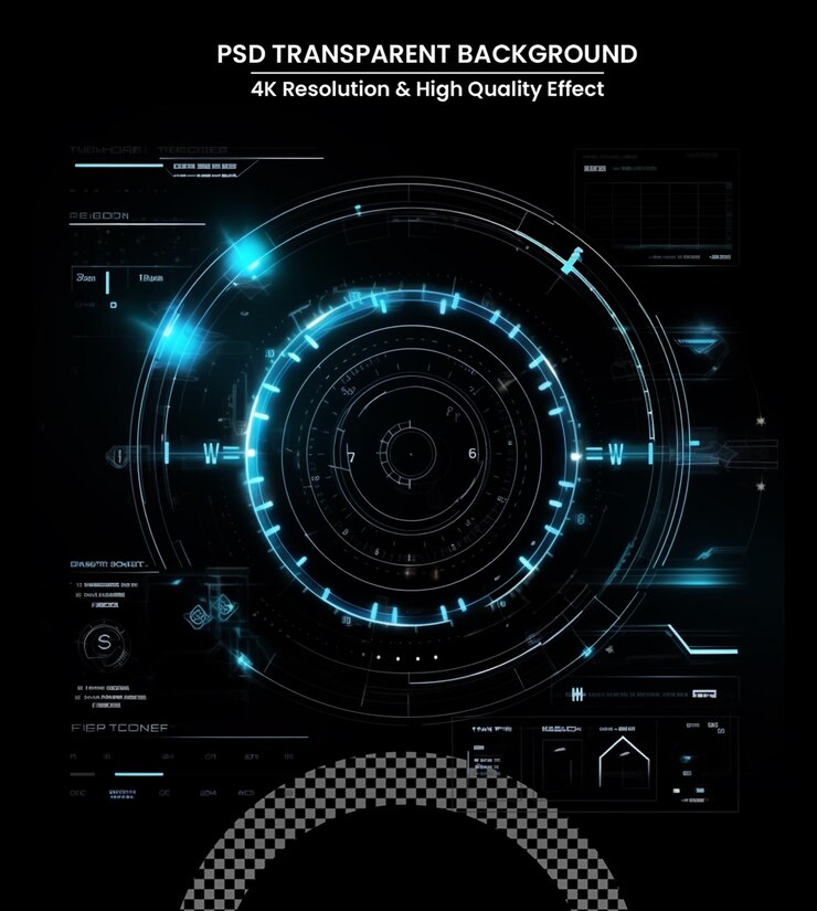 PSD fondo de tecnología abstracta fondo de innovación del concepto de comunicación de alta tecnología