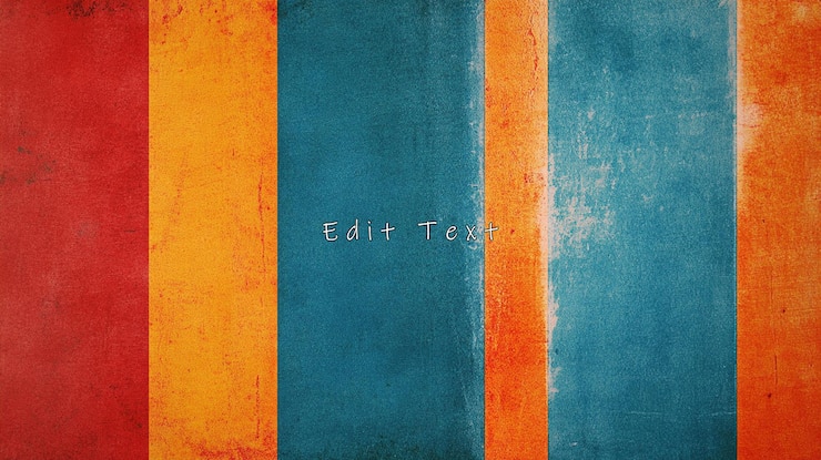 PSD fondo de textura abstracta con rayas verticales en rojo naranja y azul azul