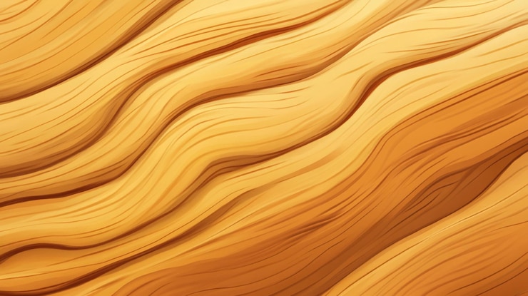 PSD fondo de textura de grano de madera de color marrón dorado ondulado abstracto