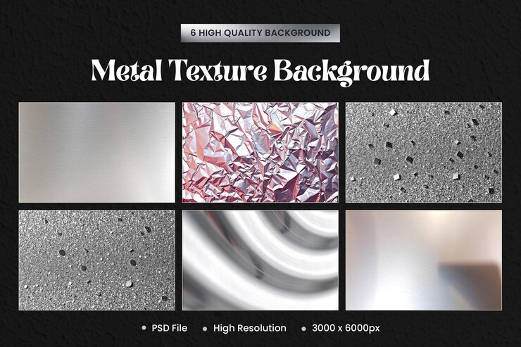 Fondo de textura metálica de alta resolución