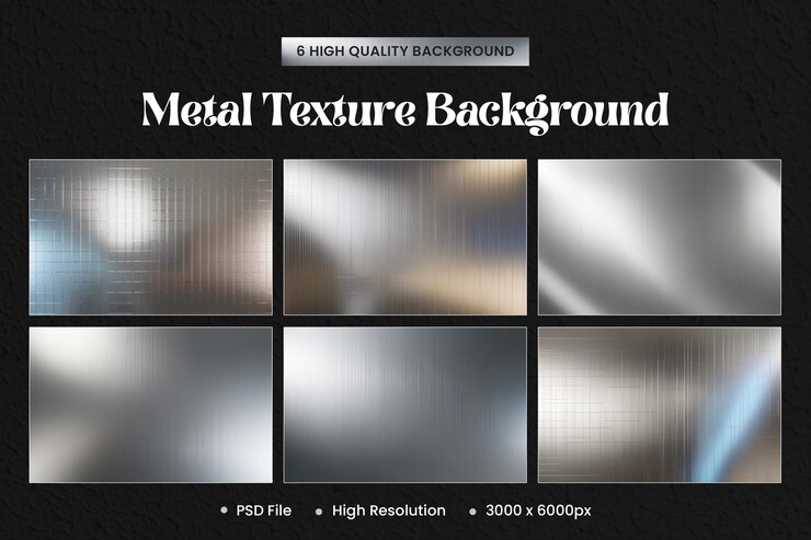 Fondo de textura metálica de alta resolución