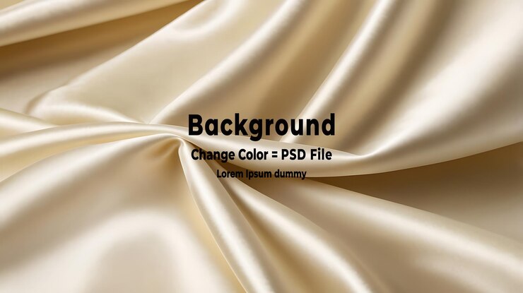 PSD fondo de textura de papel tapiz de tela de seda beige psd en crema blanco claro