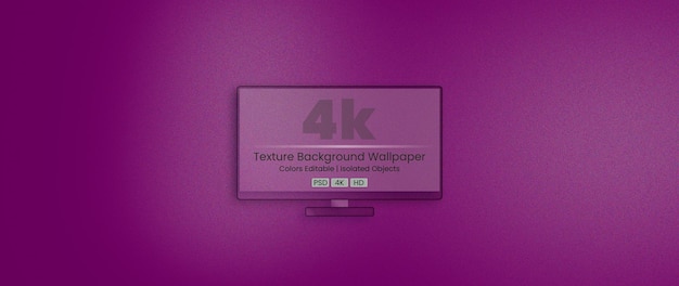 Fondo de textura púrpura de lujo Púrpura oscuro suave con banner de estudio de luz de neón 4k HD