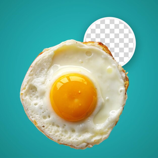 PSD fondo de transparencia de huevo frito psd
