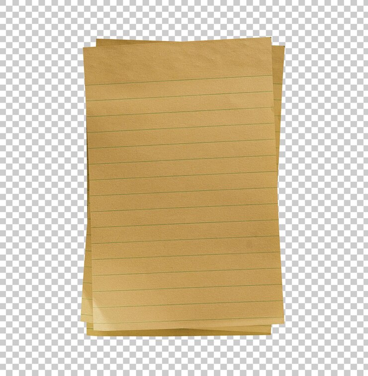 PSD fondo de transparencia de papel viejo aislado