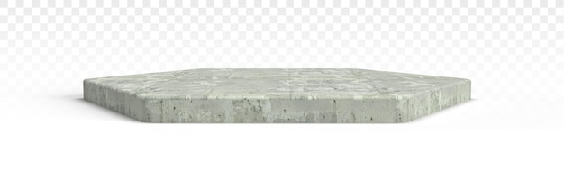 Fondo transparente 3D del podio