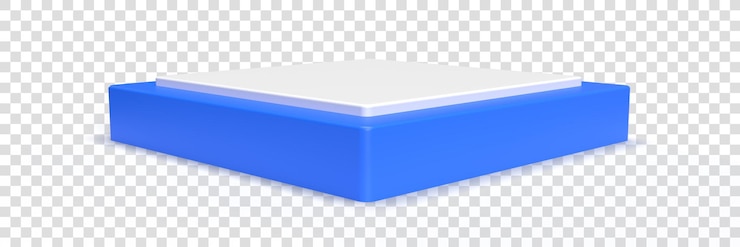 PSD fondo transparente 3d del podio