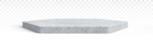 Fondo transparente 3D del podio