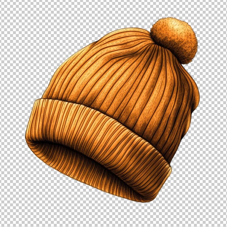 PSD fondo transparente aislado de beanie