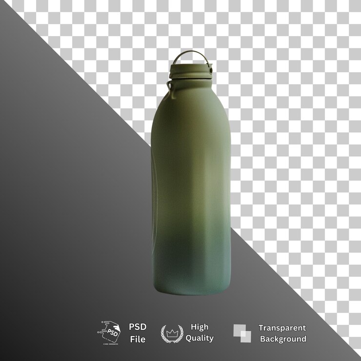 PSD fondo transparente aislado de la botella de agua