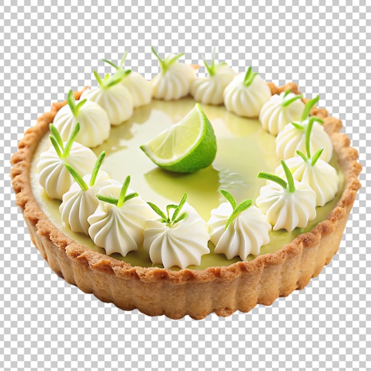 PSD el fondo transparente aislado del pastel de limón clave