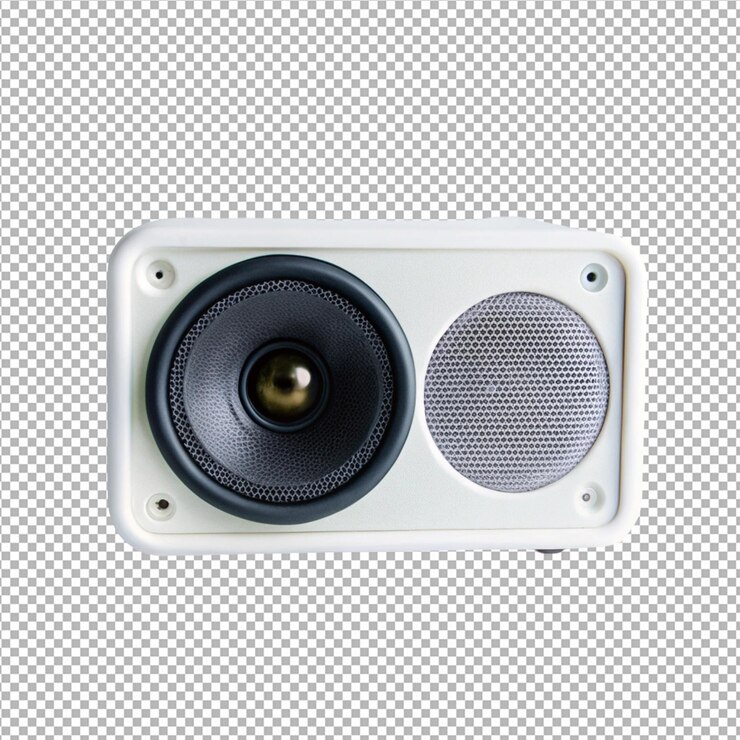 PSD fondo transparente del altavoz