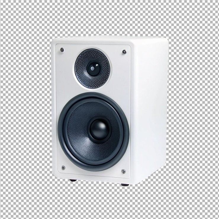 PSD fondo transparente del altavoz