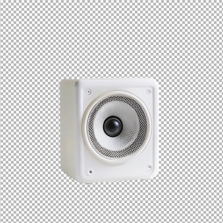 PSD fondo transparente del altavoz