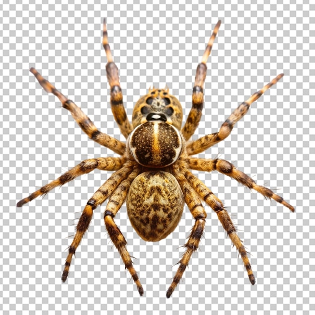 PSD el fondo transparente de la araña