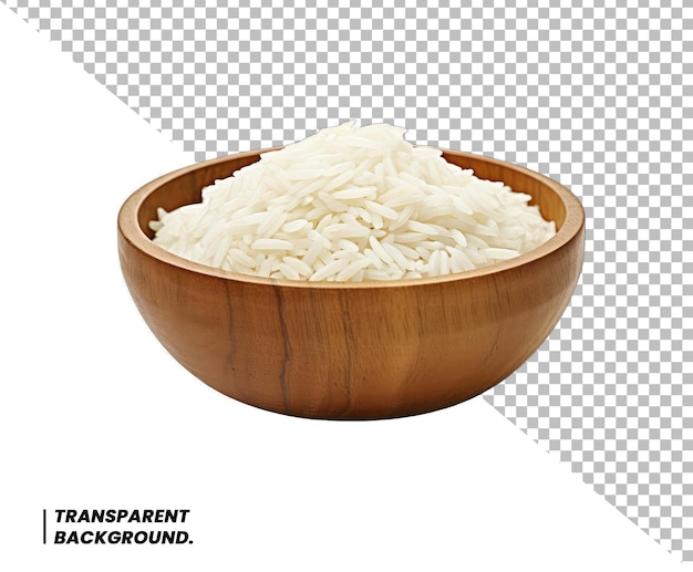 PSD fondo transparente de arroz blanco