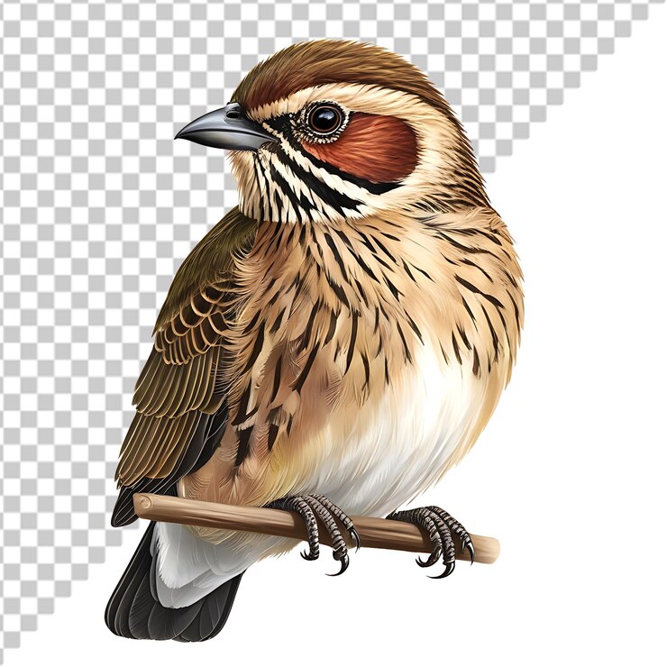 PSD fondo transparente de las aves