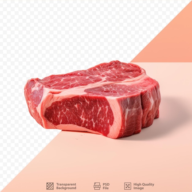 Fondo transparente con carne de res