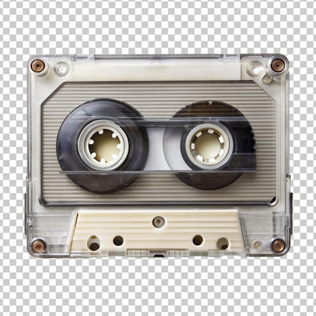 PSD un fondo transparente de un cassette de audio