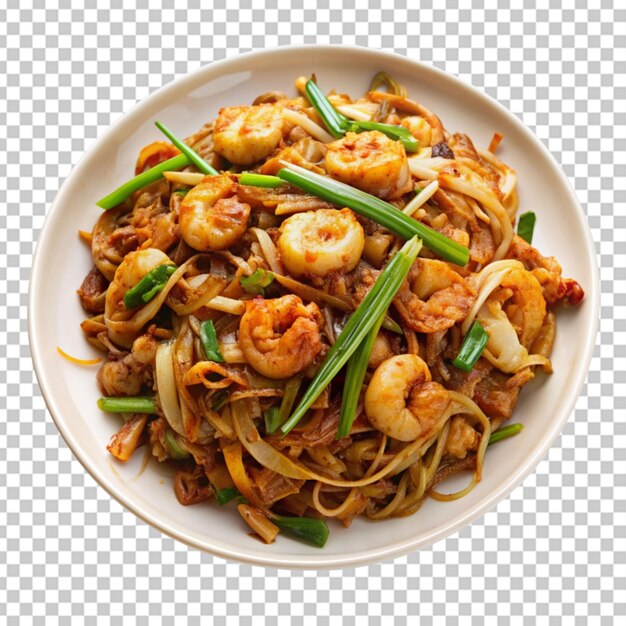 PSD el fondo transparente de char kway teow